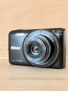 Nikon COOLPIX S6800 16MP Wi-Fi Camera 12x Optical Zoom Tested Working